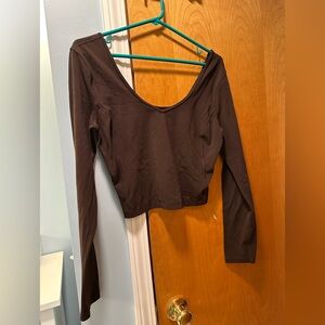 Lululemon Align long Sleeve Tee Shirt size 8 French Press